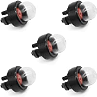 Robell 5 Pcs Imprimación Bombilla- Snap-In Carburador Cebador Bulbo- Bomba del bulbo de combustible para Stihl Ryobi…